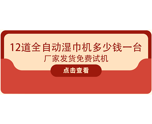 12道全自動(dòng)濕巾機(jī)多少錢一臺(tái)，廠家發(fā)貨免費(fèi)試機(jī)