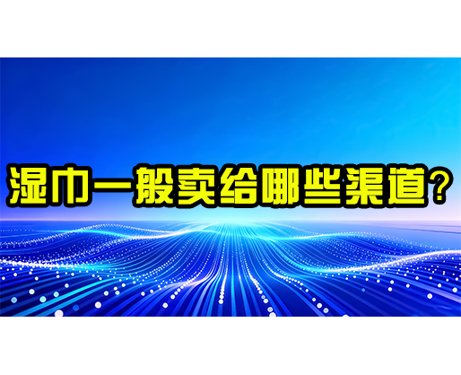  濕巾一般賣給哪些渠道？